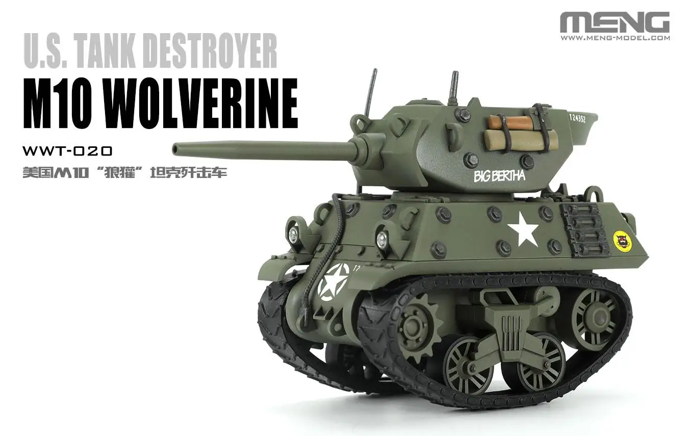 Model Kit Destroyer - MENG Model WWT VS Tankvernietiger M10