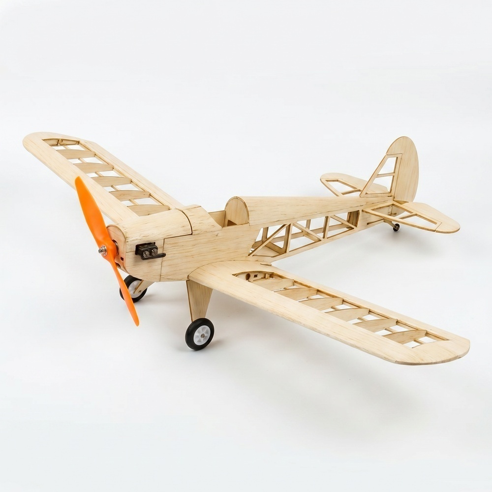 Model Kit Spitfire - Mini RC vliegtuig lasergesneden balsahouten vliegtuigkit