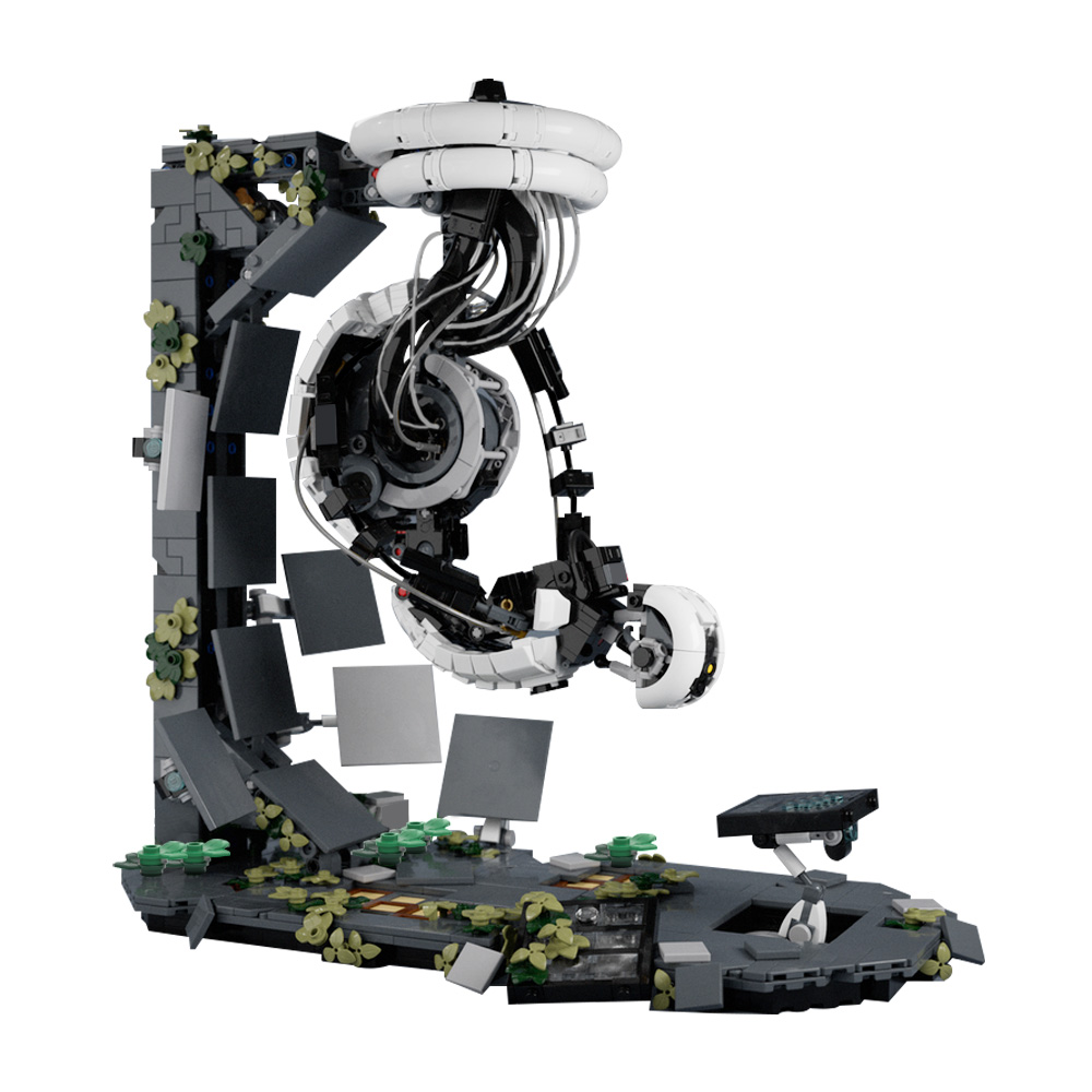 Model Kit Robocop - MOC Portal 2 GLaDOS Robot Bouwstenen
