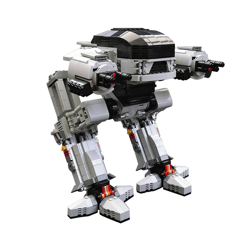 Model Kit Robocop - Gobricks UCS Schaal ED-209 Robotmodel Uitvoert
