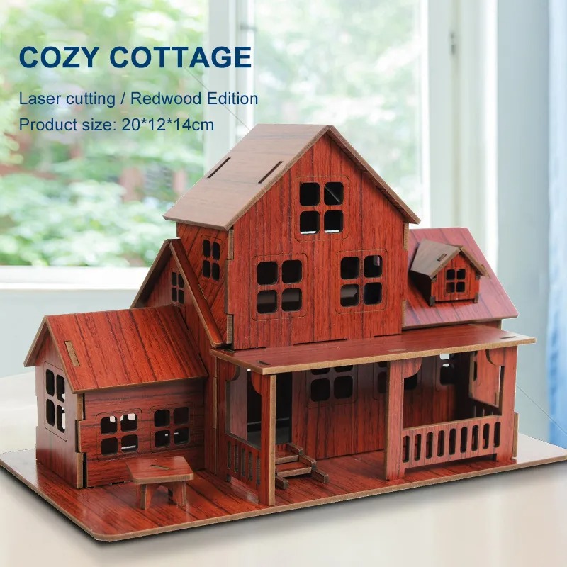 Model Kit Mecha - 3D Houten puzzelmodel GamesCozy Cottage DIY