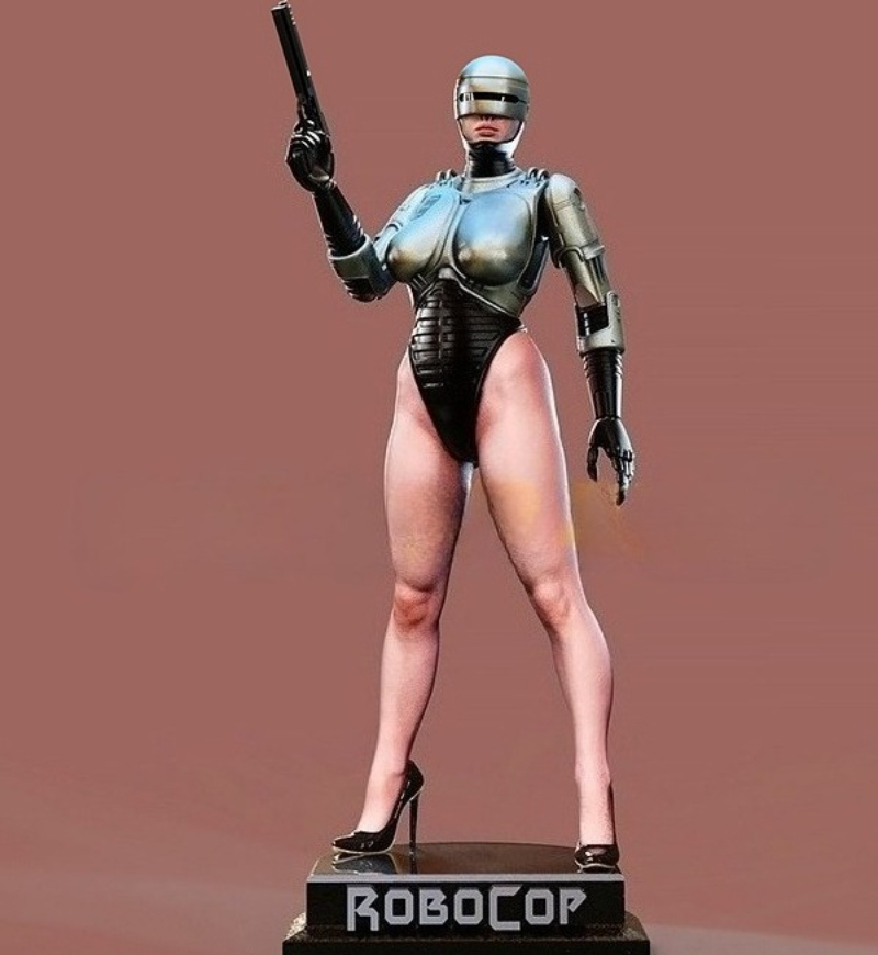 Model Kit Robocop - 1/24 Schaal Gegoten Hars Figuur Model