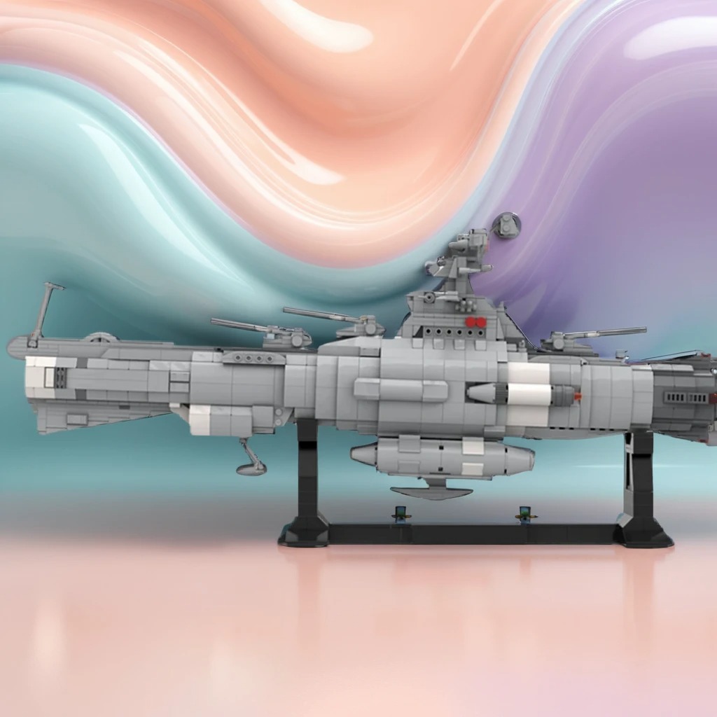 Model Kit Yamato Space - 1347-delige MOC Ruimteschip Yamato Star Blazers