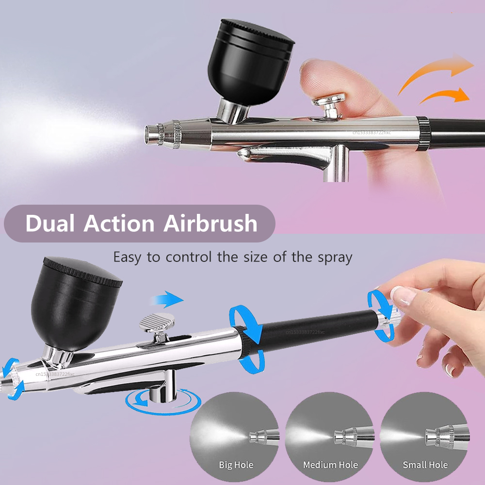 Model Kit Destroyer - Pro-kwaliteit airbrushpistoolkop met 0,3 mm precisiemondstuk