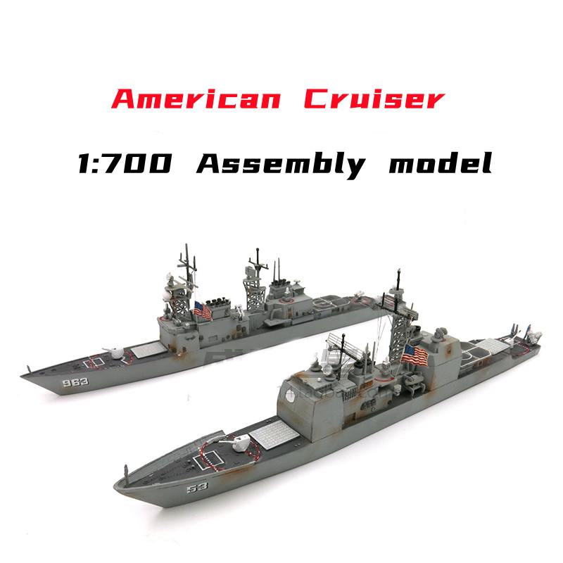 Model Kit Destroyer - 1/700 Amerikaanse Missile Cruiser Model Kits