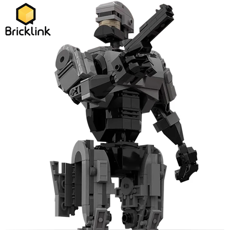 Model Kit Robocop - Bricklink Stad Mechanische Politie Robocops Movie