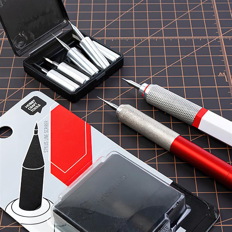 Model Kit Tweezers - Model Kraspen Hars Gesneden Scribe Lijn