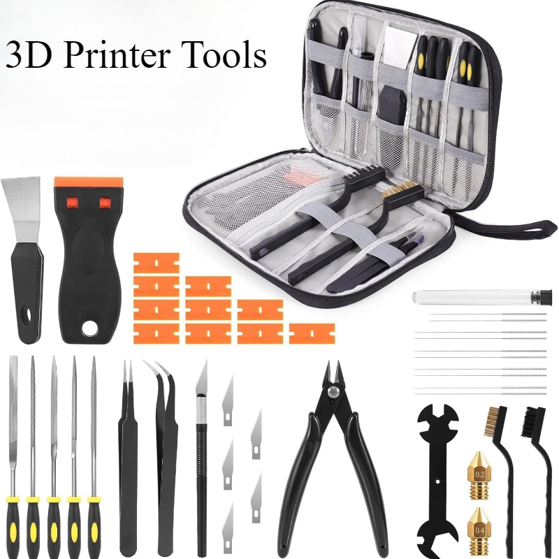 Model Kit Tweezers - 34pcs 3D Printer Gereedschap Kit voor