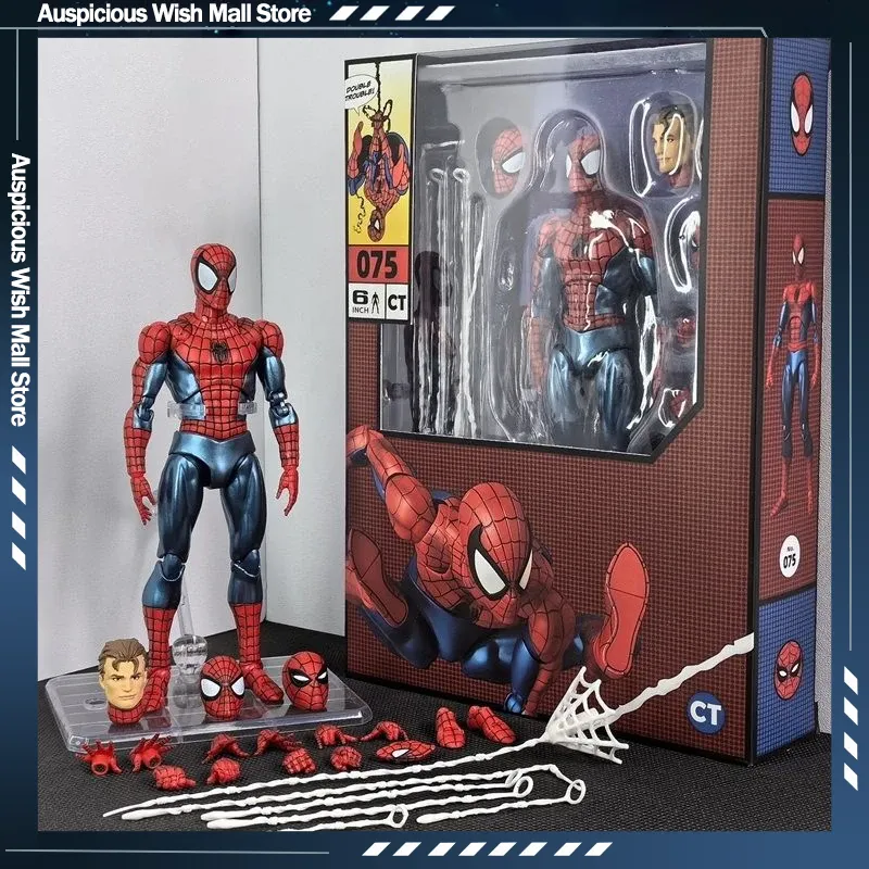 Model Kit Spiderman - Echte Ct Speelgoed Spider-Man Mafex 075/185