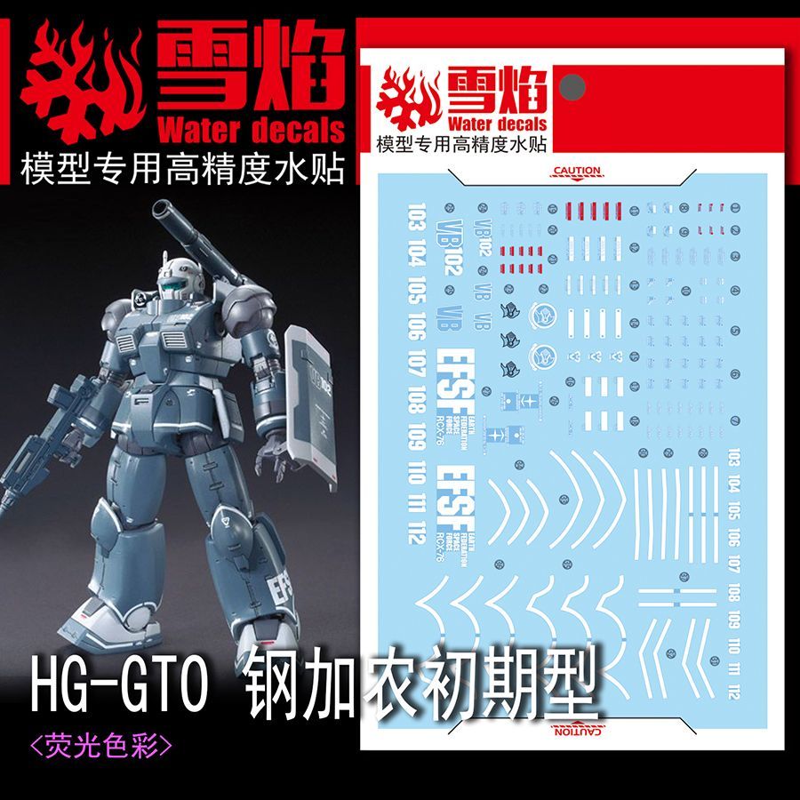 Model Kit Mecha - Model Decals Hoge Precisie Fluorescerende Water