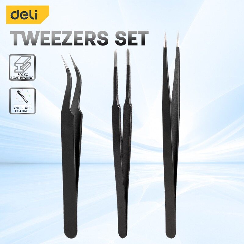 Model Kit Tweezers - Deli 3 Stuks Pincet Set Opgewaardeerd