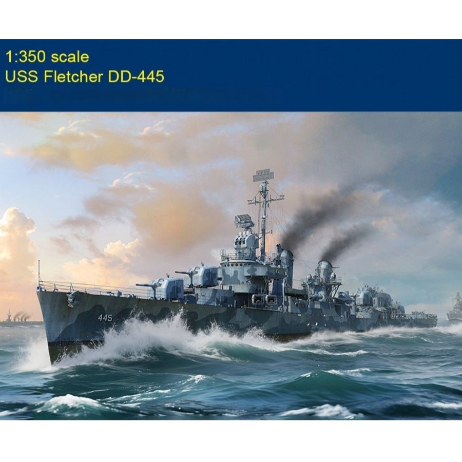 Fletcher DD-445 USS Destroyer  - Model Kit Destroyer recensie en prijs