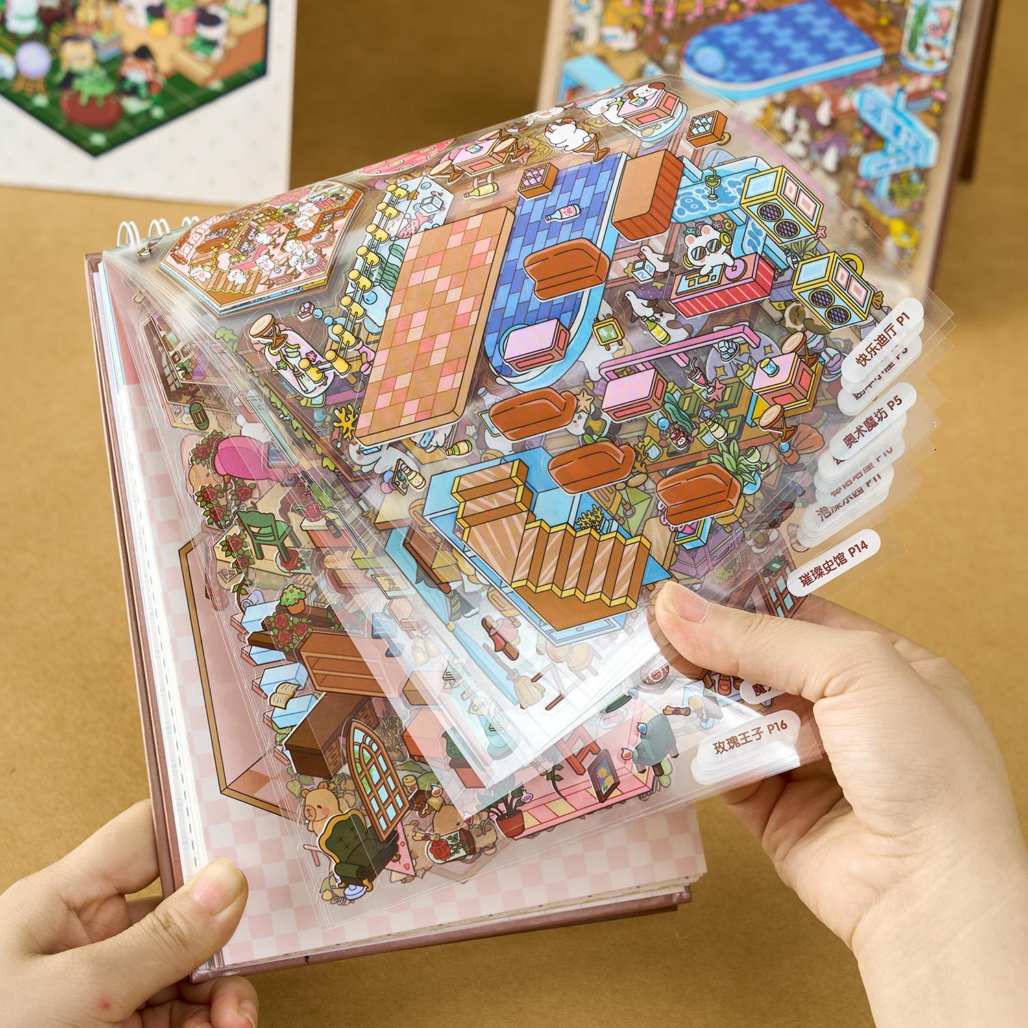3D Miniatuur Scène Stickerboek - Model Kit Tweezers recensie en prijs
