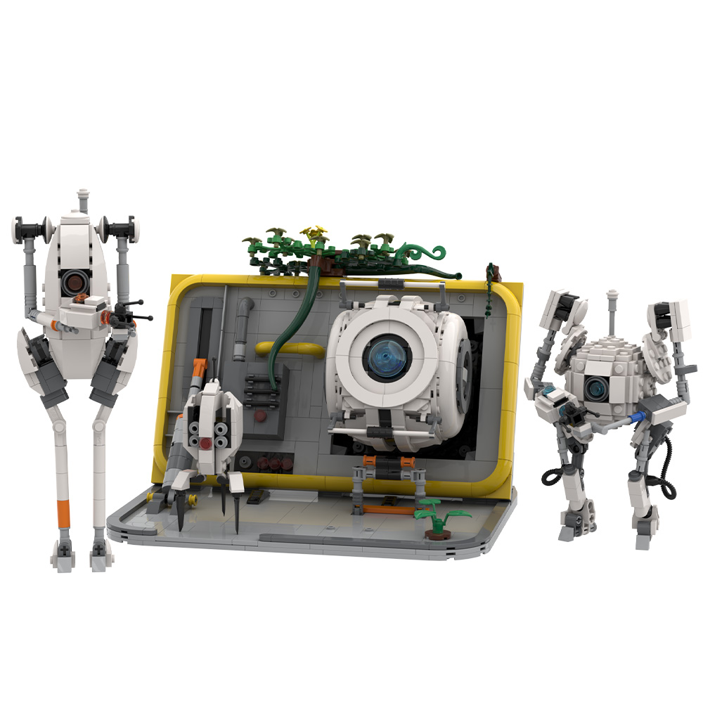 MOC Portal 2 GLaDOS Robot Bouw - Model Kit Robocop recensie en prijs