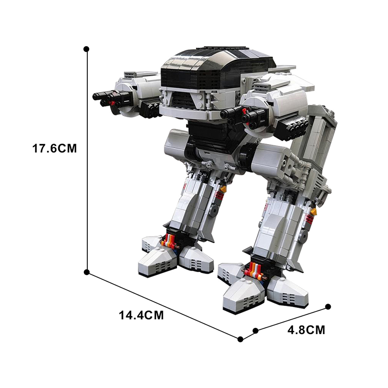 Gobricks UCS Schaal ED-209 Rob - Model Kit Robocop recensie en prijs