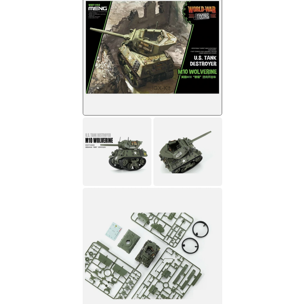 Q Edition Meng WWT020 US Tank  - Model Kit Destroyer recensie en prijs