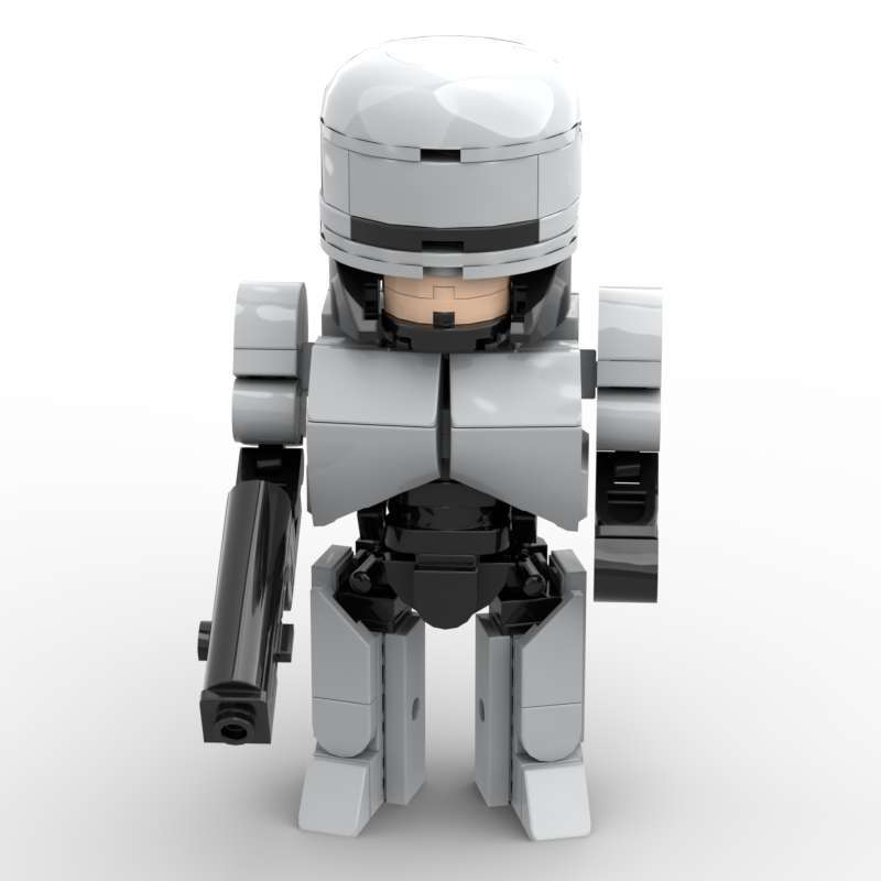 Mechanische politieagent MOC b - Model Kit Robocop recensie en prijs