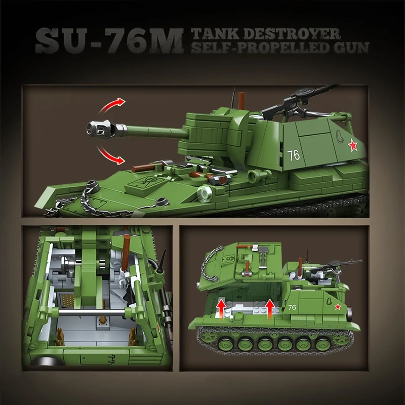 De Sovjet SU-76M Tank Destroye - Model Kit Destroyer recensie en prijs