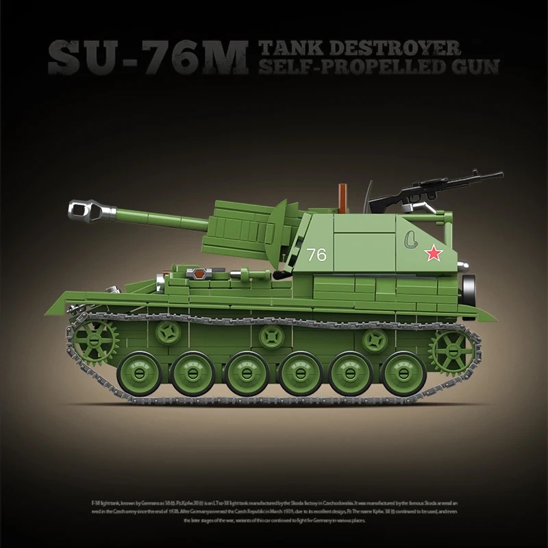 De Sovjet SU-76M Tank Destroye - Model Kit Destroyer recensie en prijs