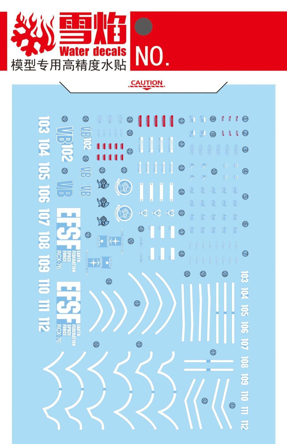 Model Decals Hoge Precisie Flu - Model Kit Mecha recensie en prijs