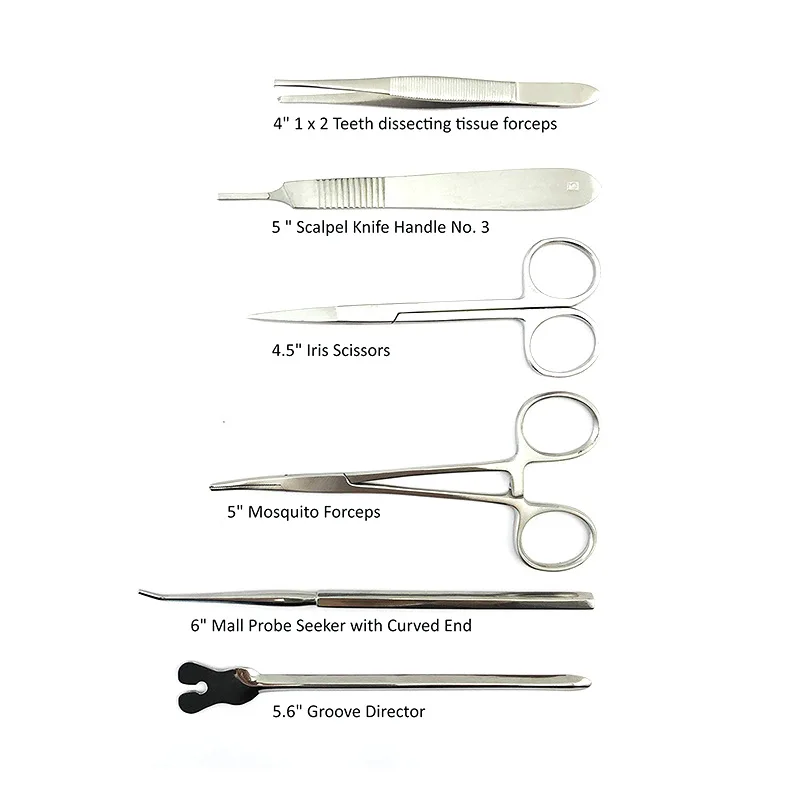 Medische siliconen hechtingsse - Model Kit Tweezers recensie en prijs